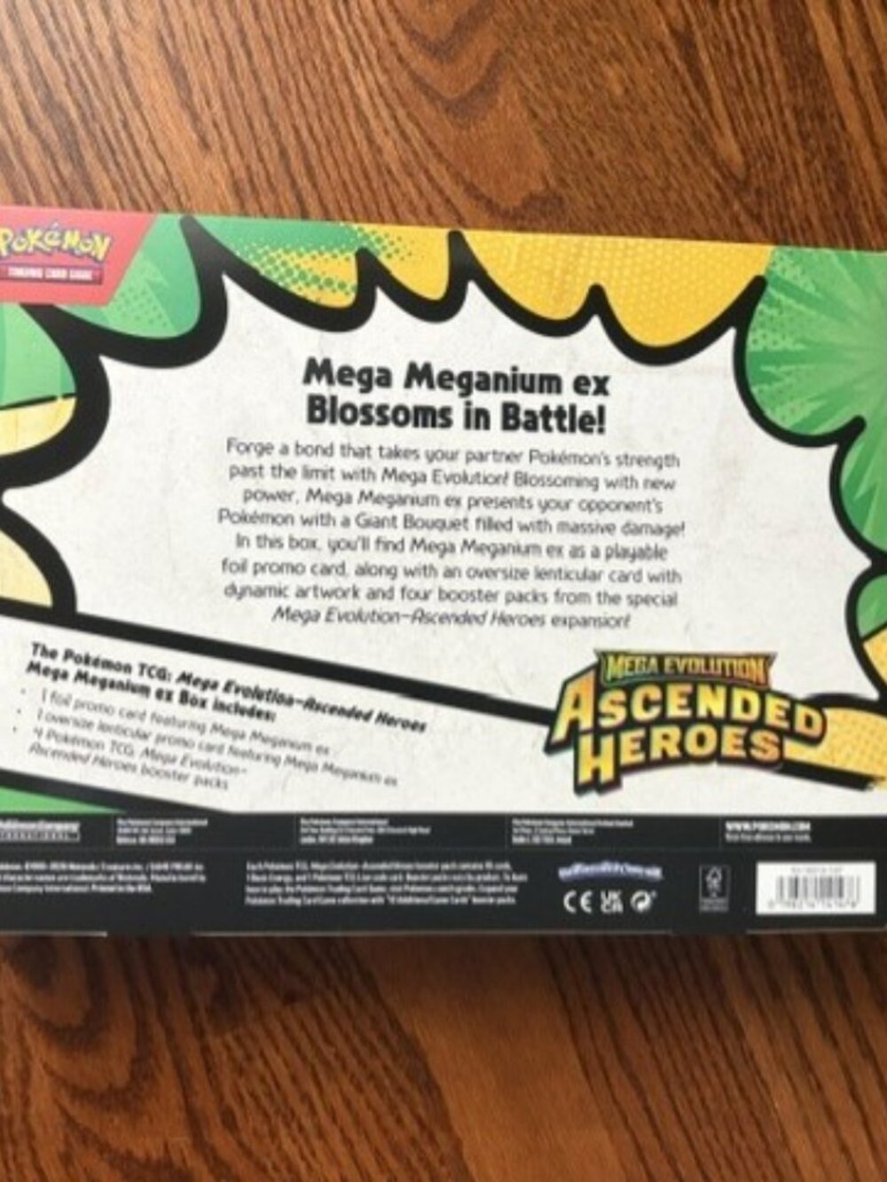 Pokemon TCG: Mega Evolution Ascended Heroes Mega Meganium ex Box New Sealed - Picture 6 of 8